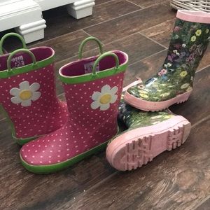 Gymboree Shoes - ☔️ Adorable girls rain boots sold together 🌧 Gymboree Shoes - ☔️ Adorable girls rain boots sold together 🌧